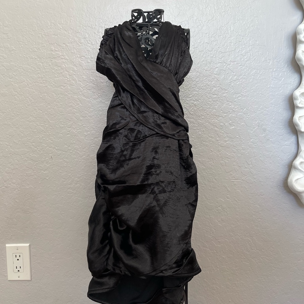 Black short dress